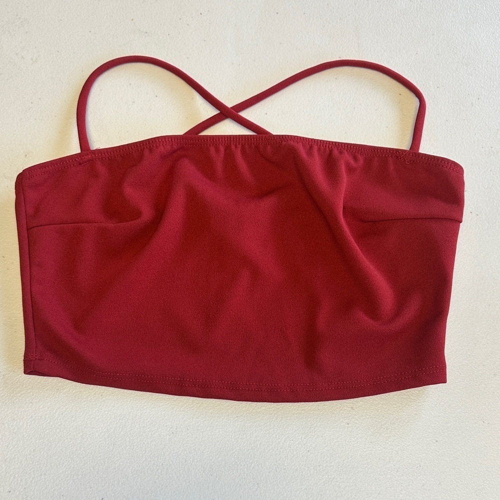 Windsor Cropped Red Tank